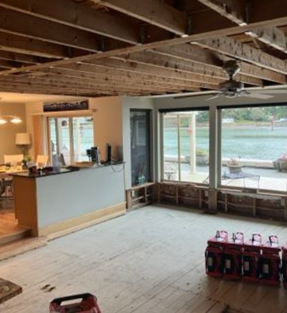 La Conner home restoration before