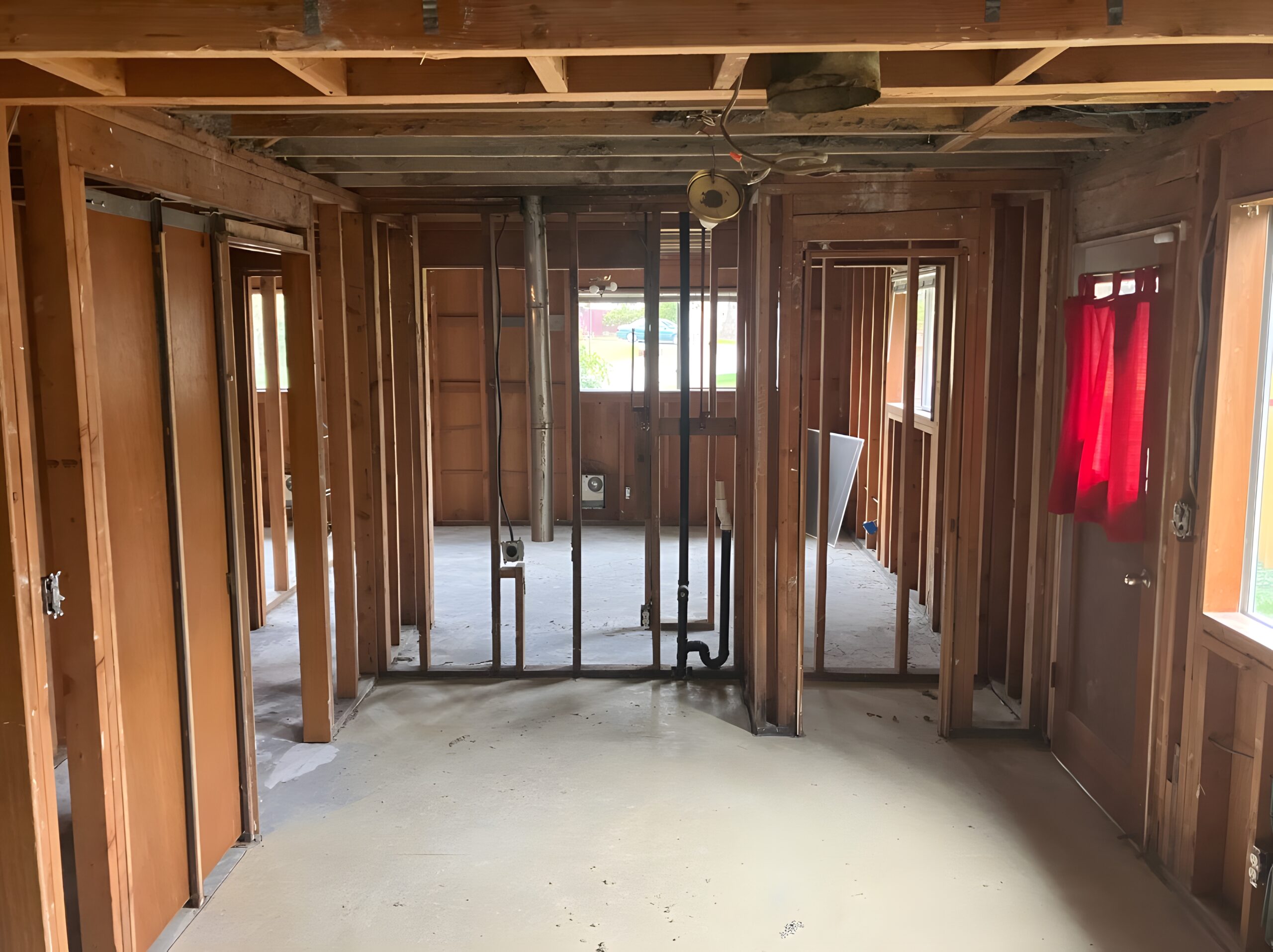 Stanwood restoration project before